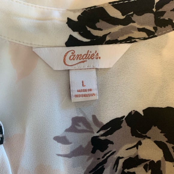 Candies Floral Blouse - Picture 6 of 7